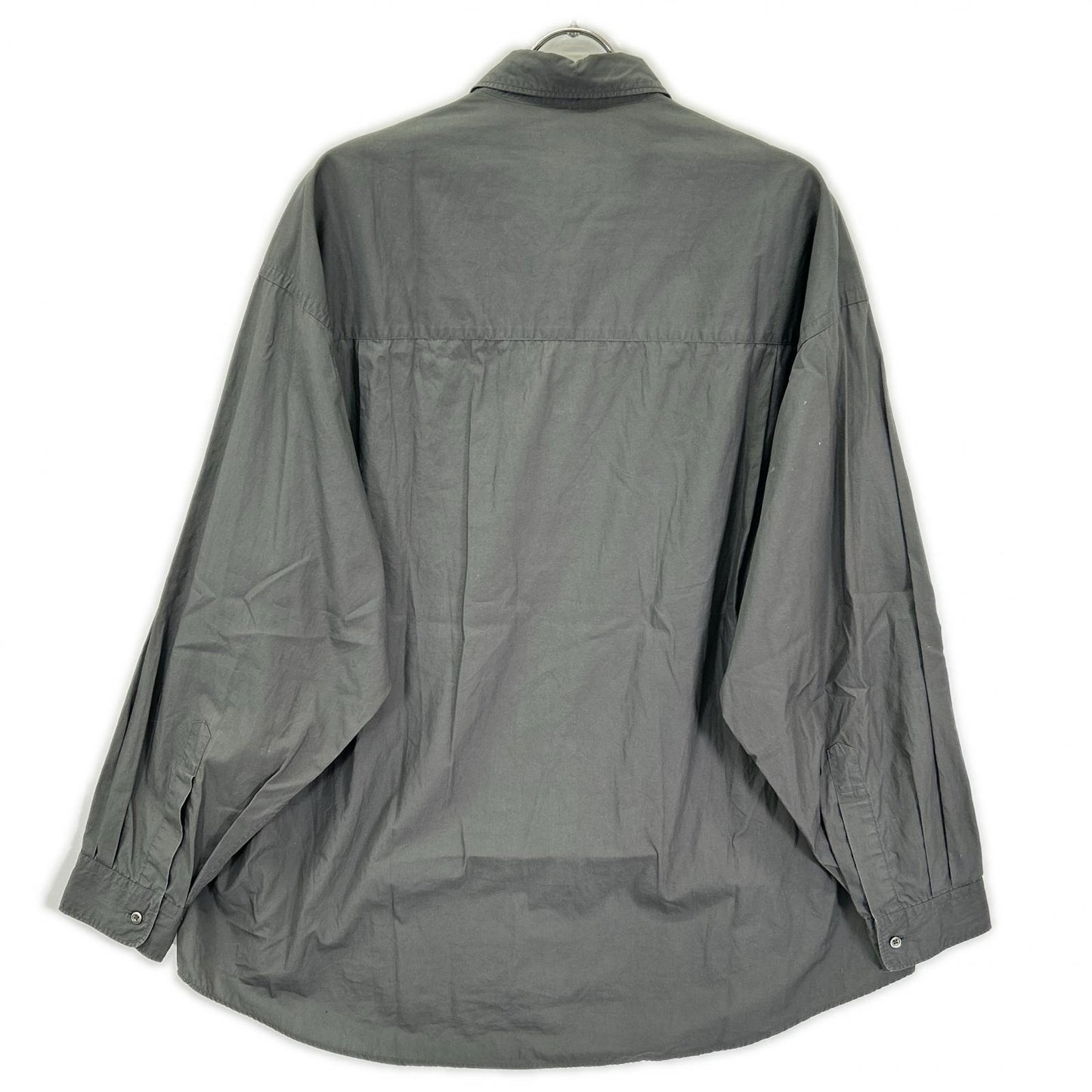 Graphpaper Gray Broad Long Sleeve Oversized Collar Shirt Size F
