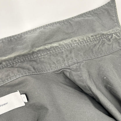 Graphpaper Gray Broad Long Sleeve Oversized Collar Shirt Size F