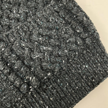 Inverallan Charcoal Wool 4A Golfer Cardigan