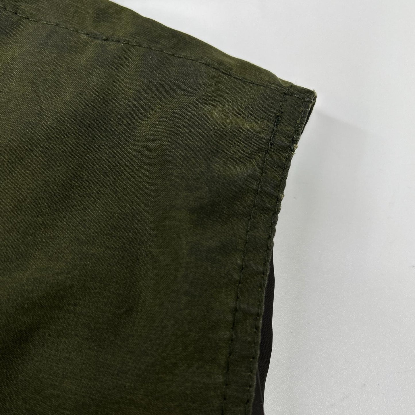Barbour Khaki Solway Zip Oiled Coat Size 38