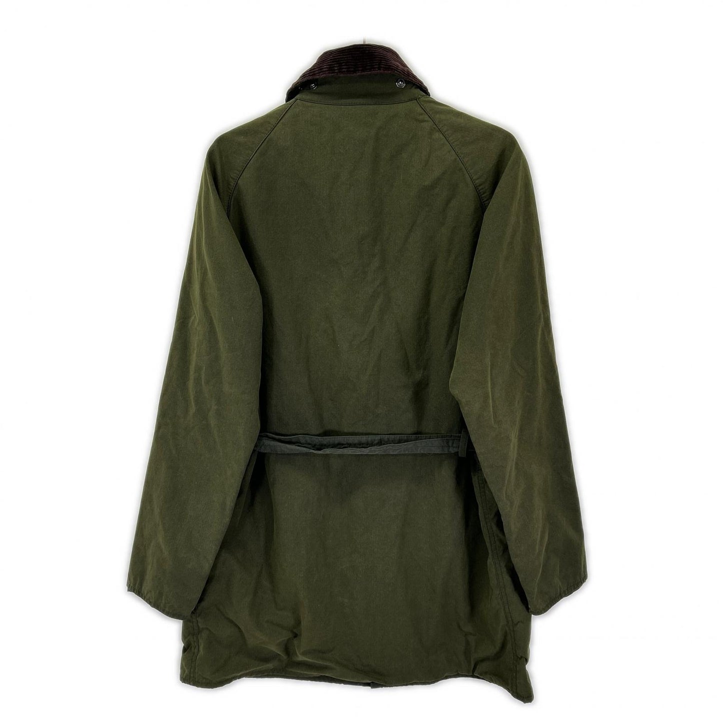 Barbour Khaki Solway Zip Oiled Coat Size 38