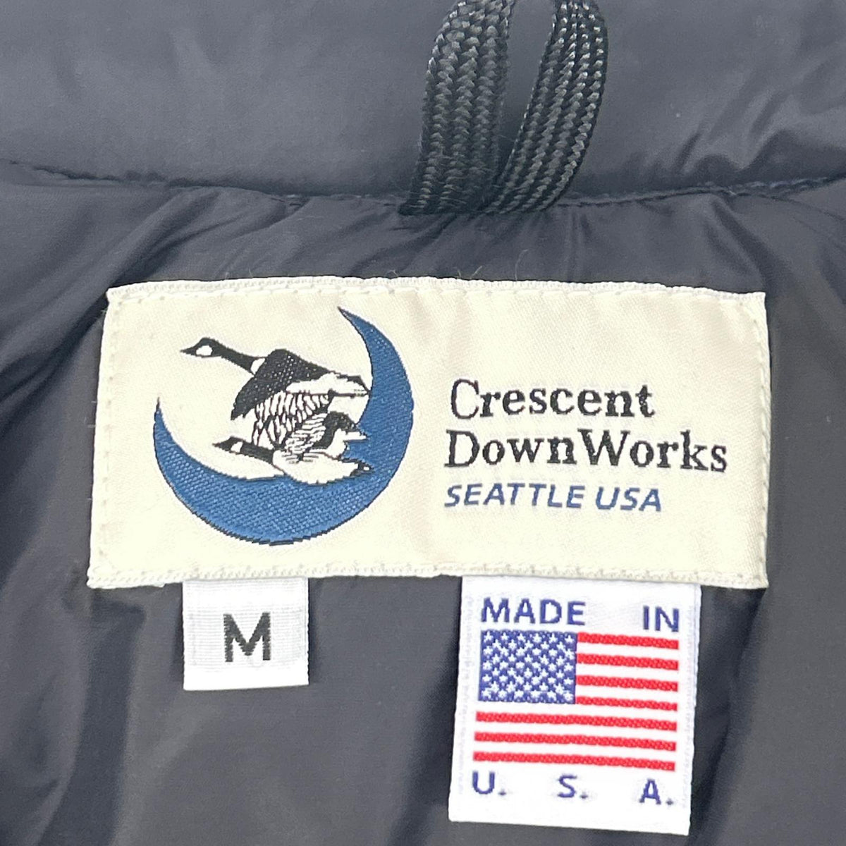 Crescent Down Works Northwest Vest Navy Size M