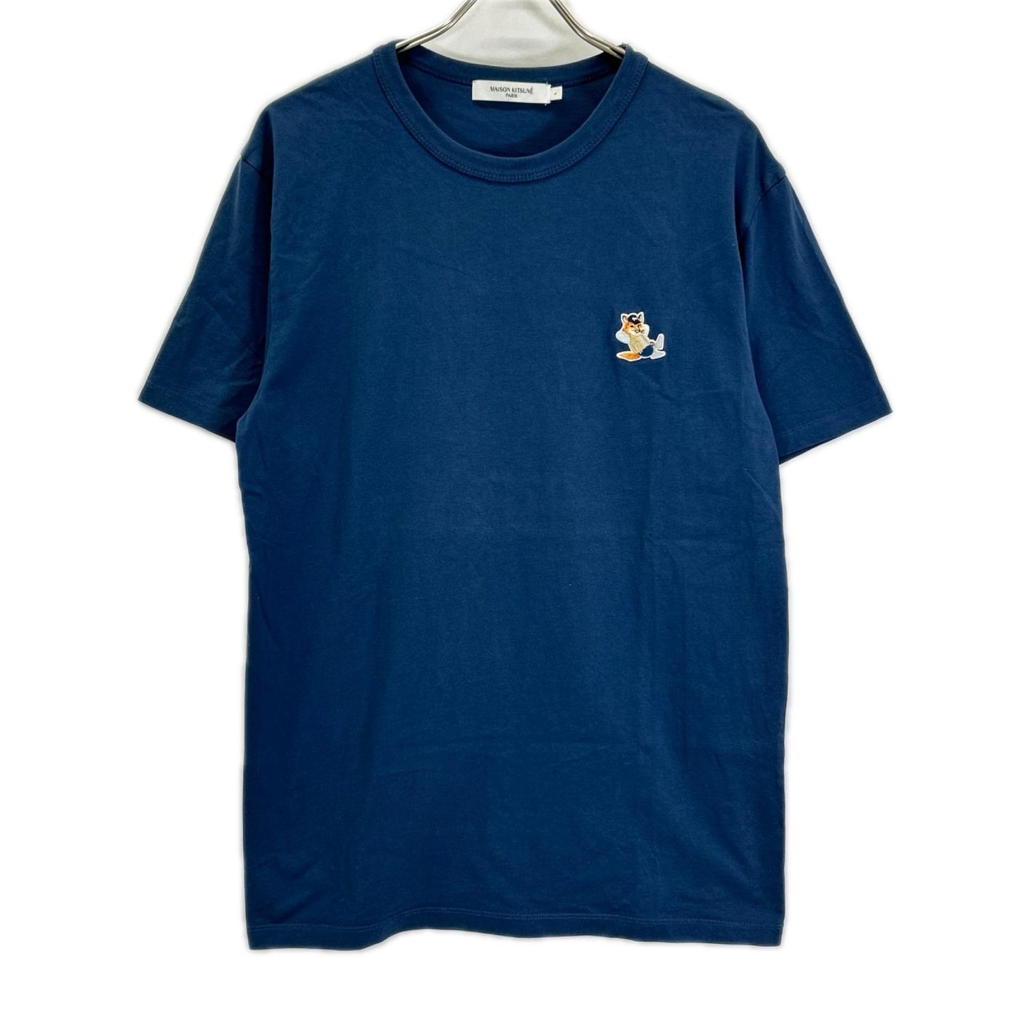 MAISON KITSUNE Relaxed Fox T-Shirt Blue Size L