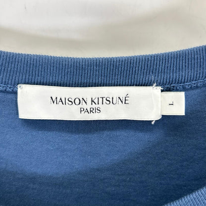 MAISON KITSUNE Relaxed Fox T-Shirt Blue Size L