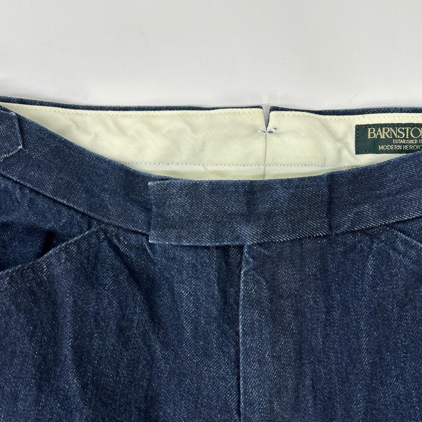 BARNSTORMER 1568P Indigo McQueen Denim Jeans Size S