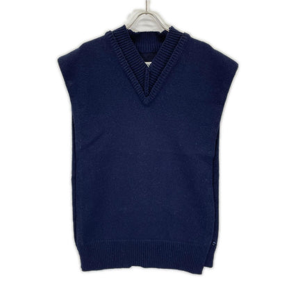 Maison Margiela Navy Tabard V-Neck Vest Size S