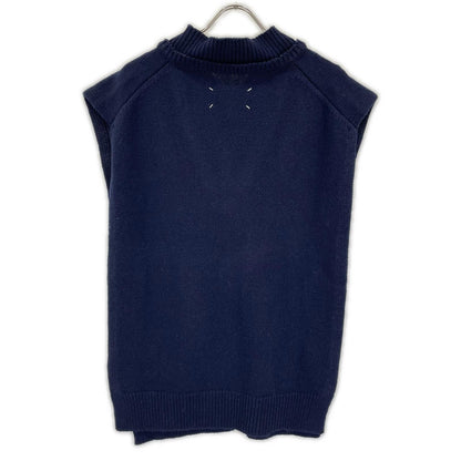 Maison Margiela Navy Tabard V-Neck Vest Size S
