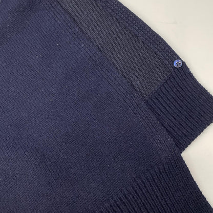 Maison Margiela Navy Tabard V-Neck Vest Size S