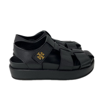 Tory Burch Kira Sport Fisherman Sandals Black Size 25