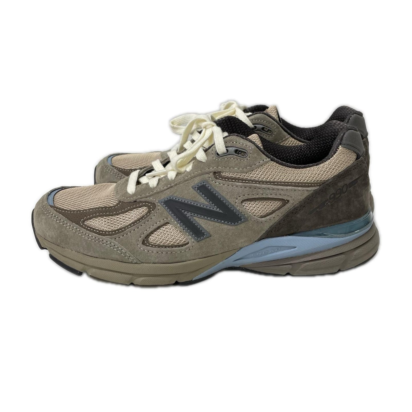 NEW BALANCE x AURALEE U990AR4 Suede Sneakers Taupe Size 8