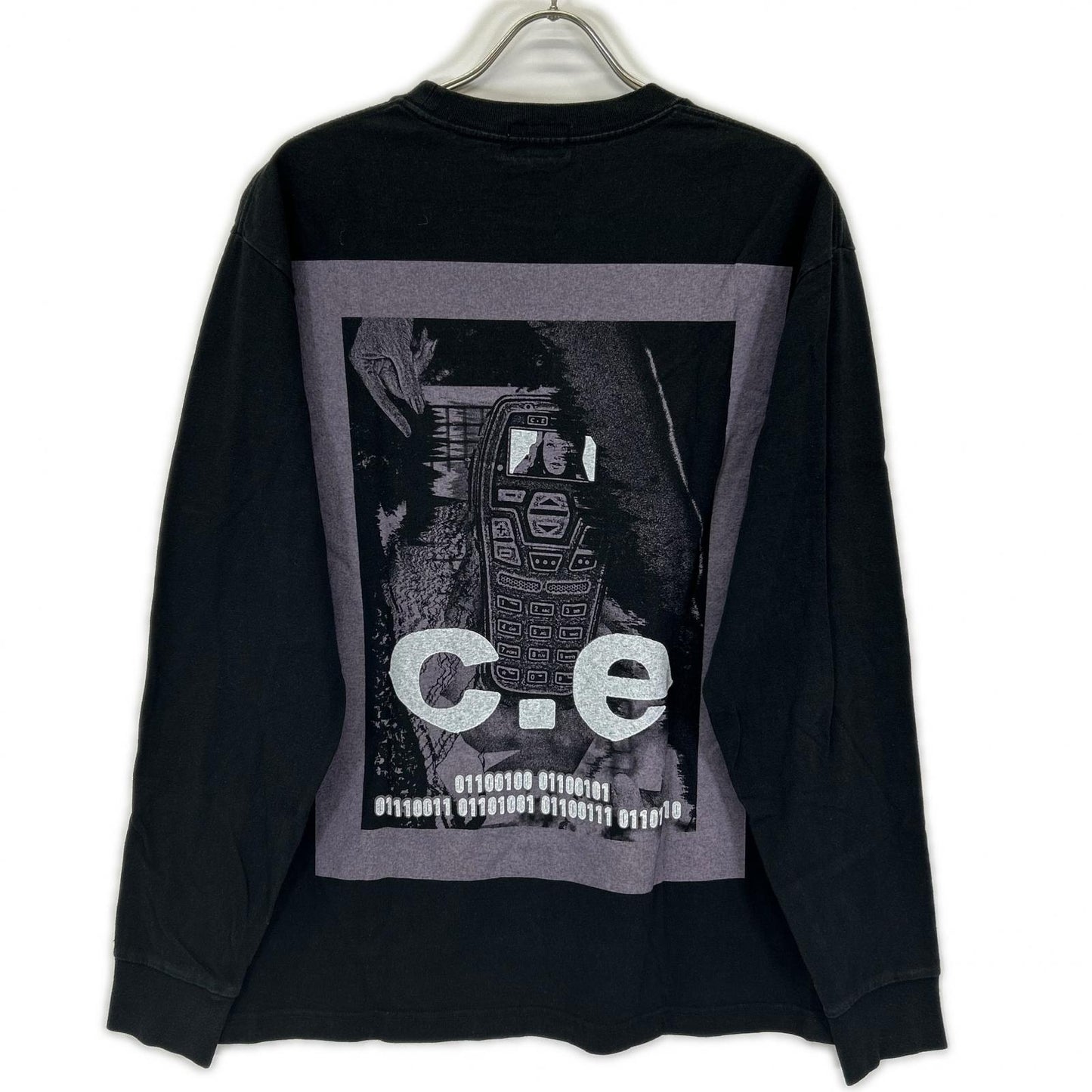 C.E CAV EMPT Black Back Print Long Sleeve T-Shirt Size L