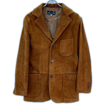Y.AKAMINE Setsugekka Brown Leather Jacket Size 46