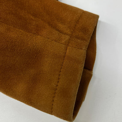 Y.AKAMINE Setsugekka Brown Leather Jacket Size 46