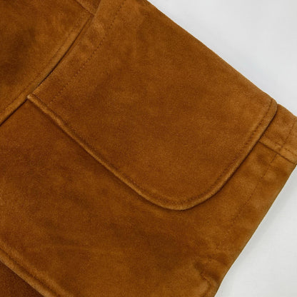 Y.AKAMINE Setsugekka Brown Leather Jacket Size 46