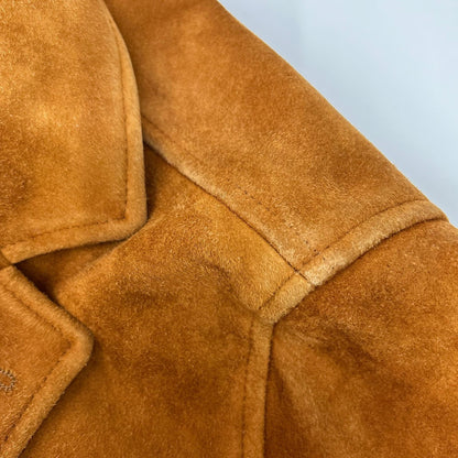 Y.AKAMINE Setsugekka Brown Leather Jacket Size 46