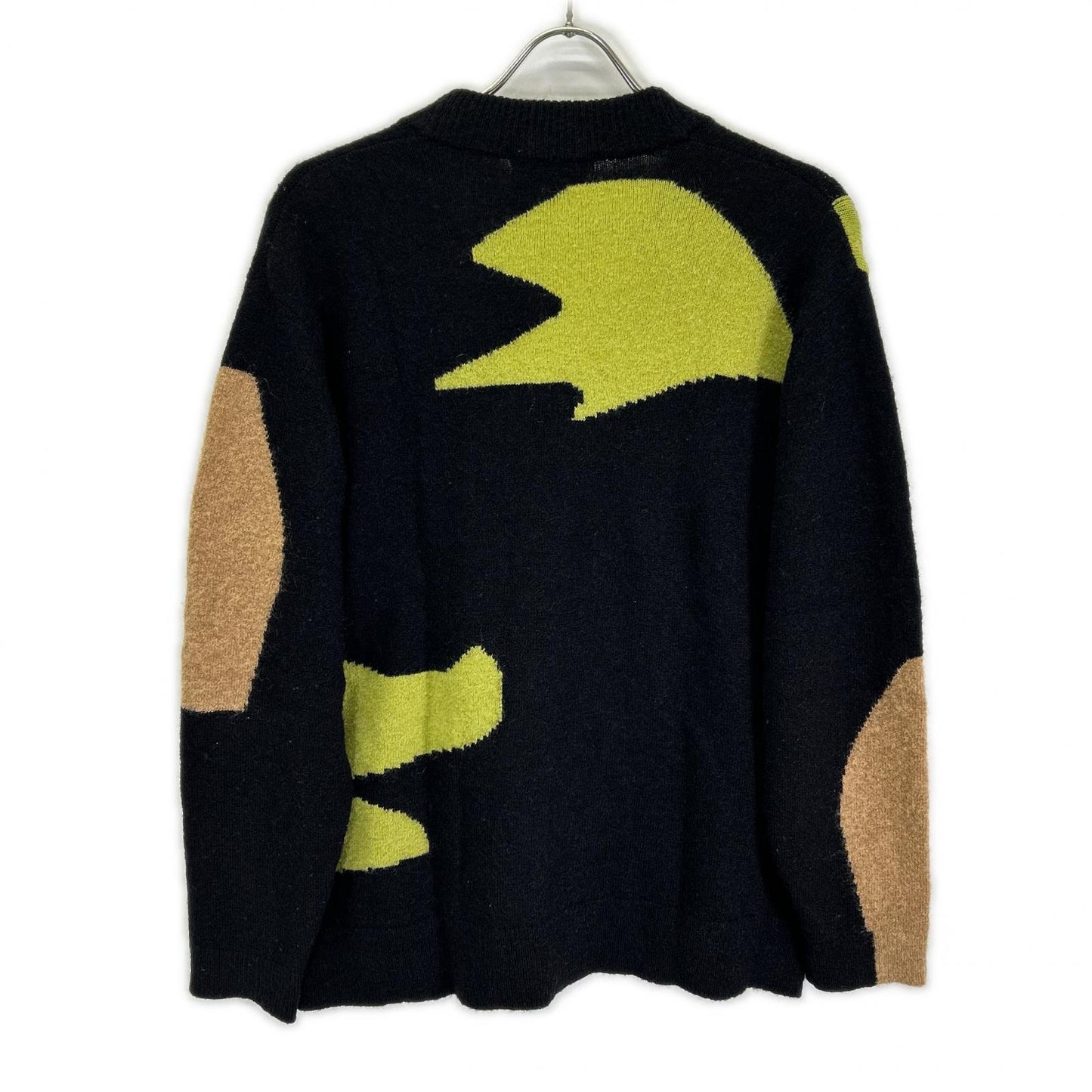 TTT MSW 21AW Mohair Cardigan Black x Green Size M