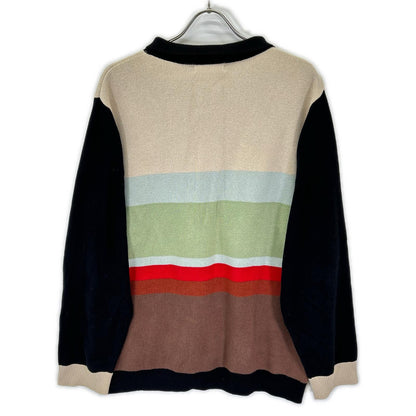 TTT MSW 22AW Cardigan Black x Multicolor Size L