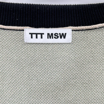 TTT MSW 22AW Cardigan Black x Multicolor Size L