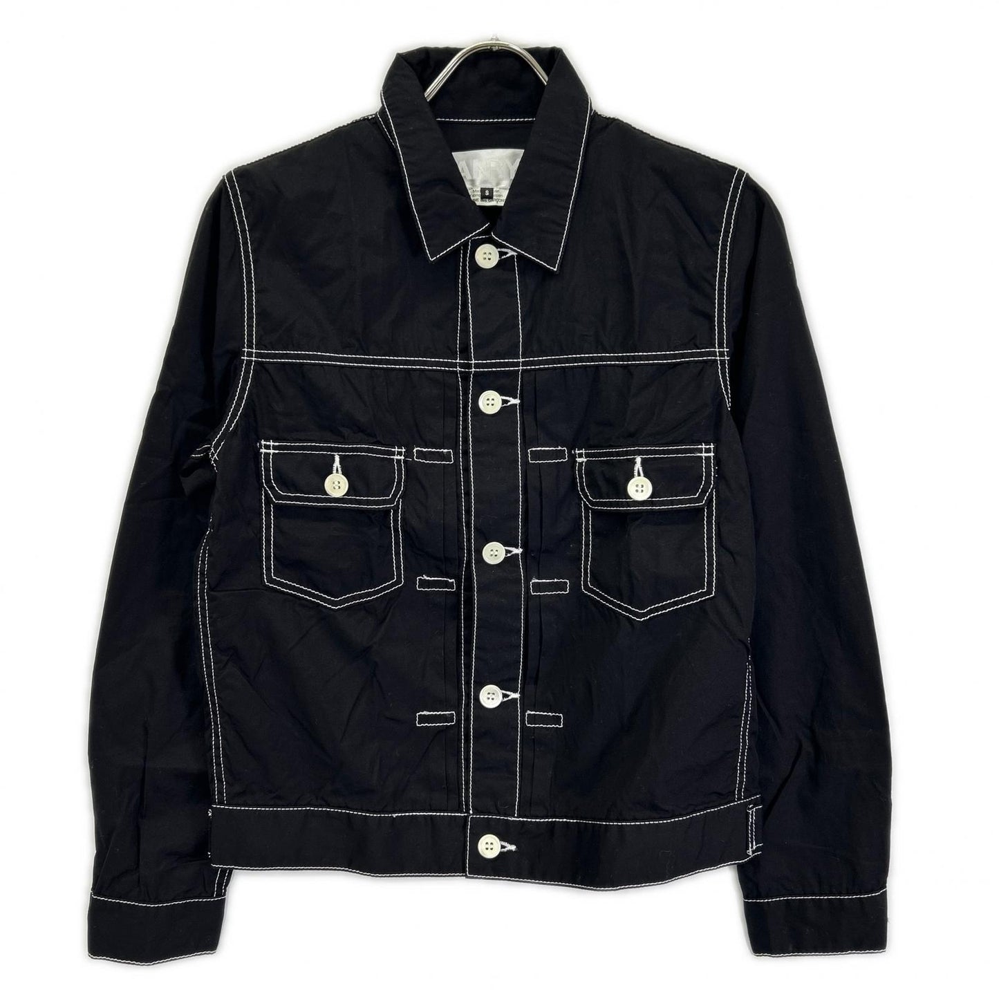 GANRYU 16SS EQ-J017 Stitch Shirt Jacket Black Size S