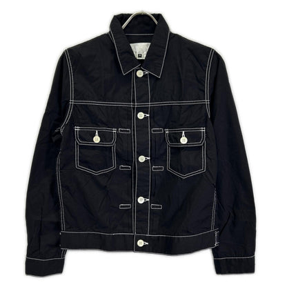 GANRYU 16SS EQ-J017 Stitch Shirt Jacket Black Size S