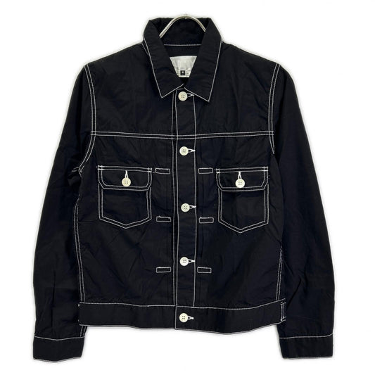 GANRYU 16SS EQ-J017 Stitch Shirt Jacket Black Size S