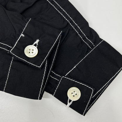 GANRYU 16SS EQ-J017 Stitch Shirt Jacket Black Size S