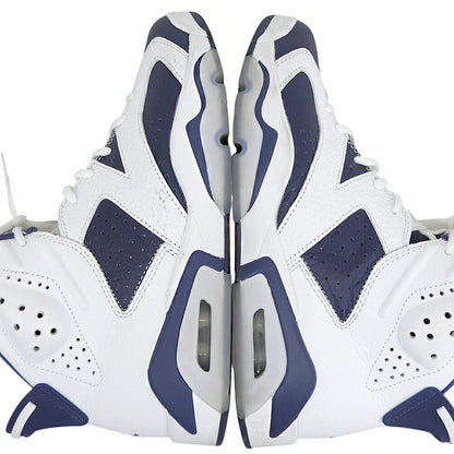 NIKE Air Jordan 6 Retro Sneakers White/Navy Size 9(US)