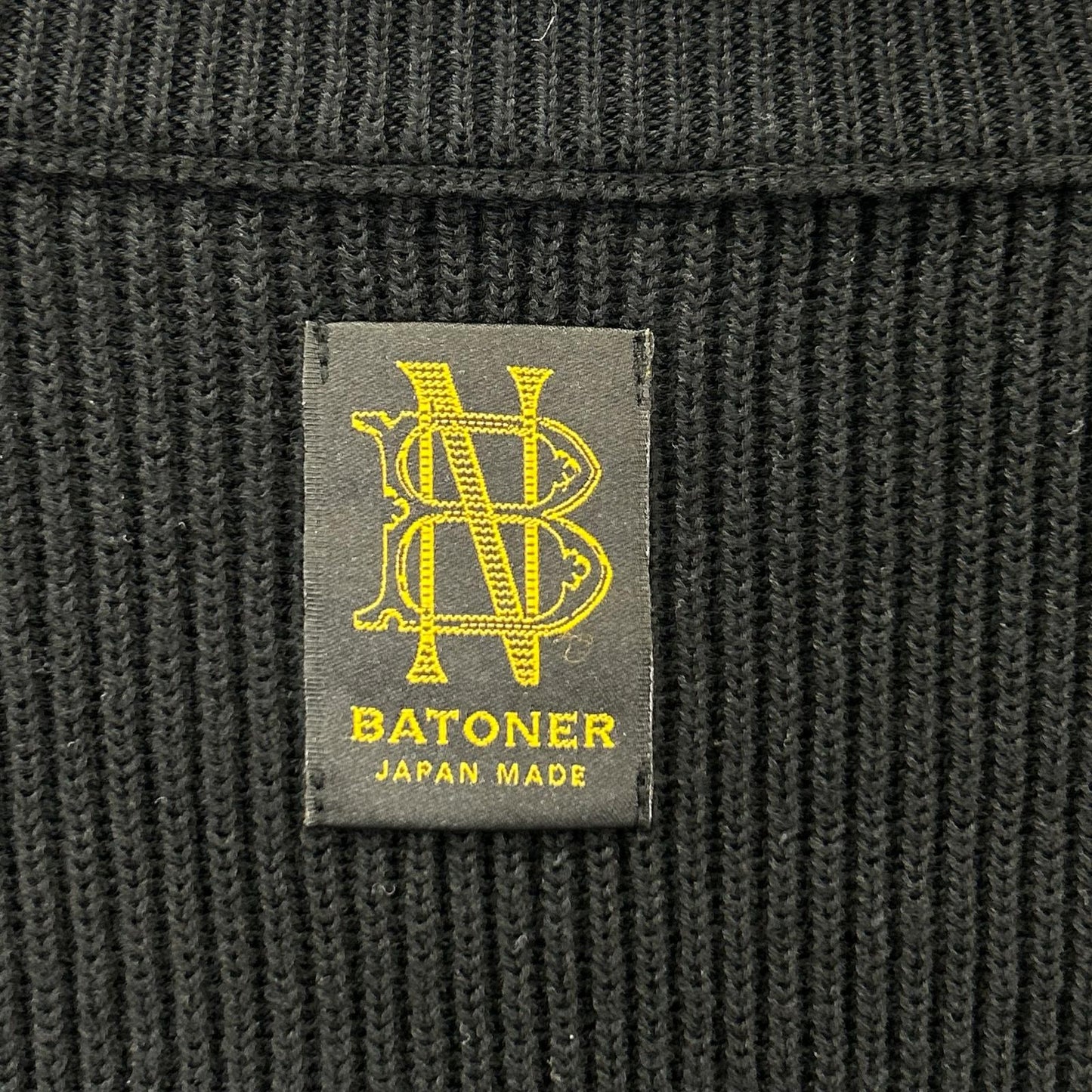 BATONER BN-23FM-019 Drivers Knit Jacket Black Size 2
