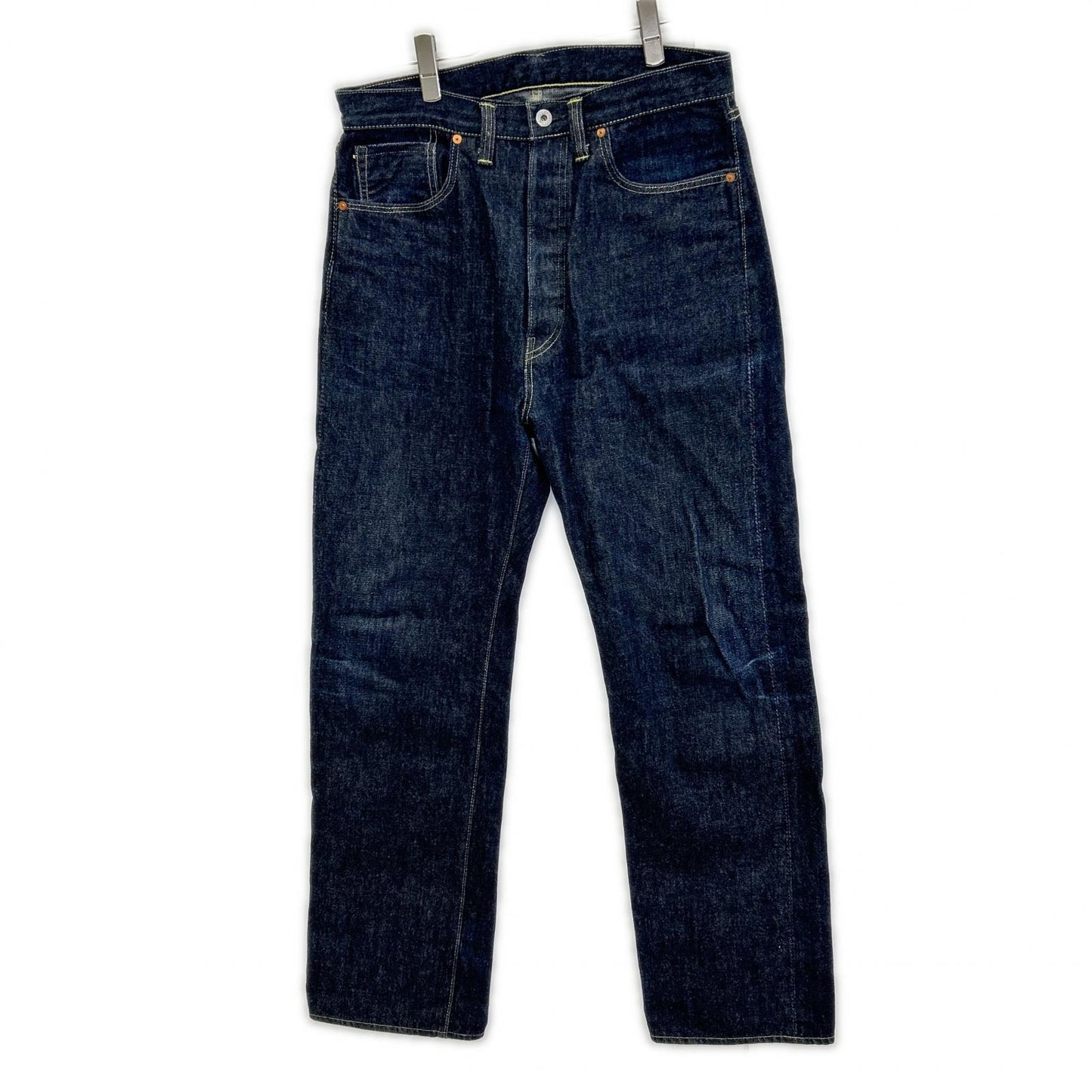 TCB JEANS&CO. Indigo Cotton Button Fly Jeans Size 34