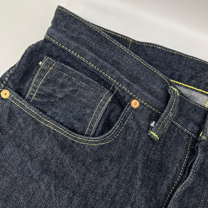 TCB JEANS&CO. Indigo Cotton Button Fly Jeans Size 34