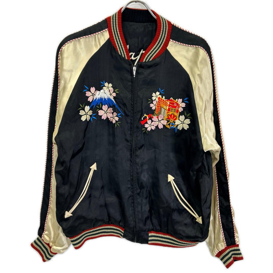 CROPPED HEADS Reversible Maiko Dragon Jacket Black Size L