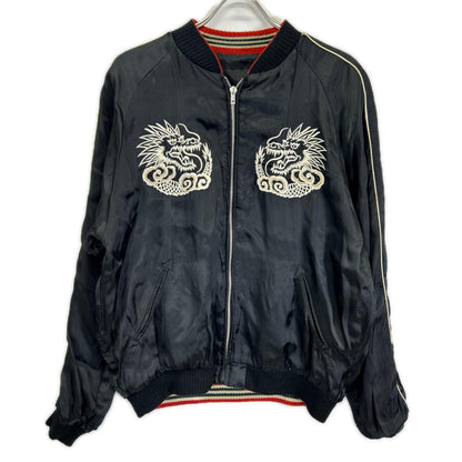 CROPPED HEADS Reversible Maiko Dragon Jacket Black Size L