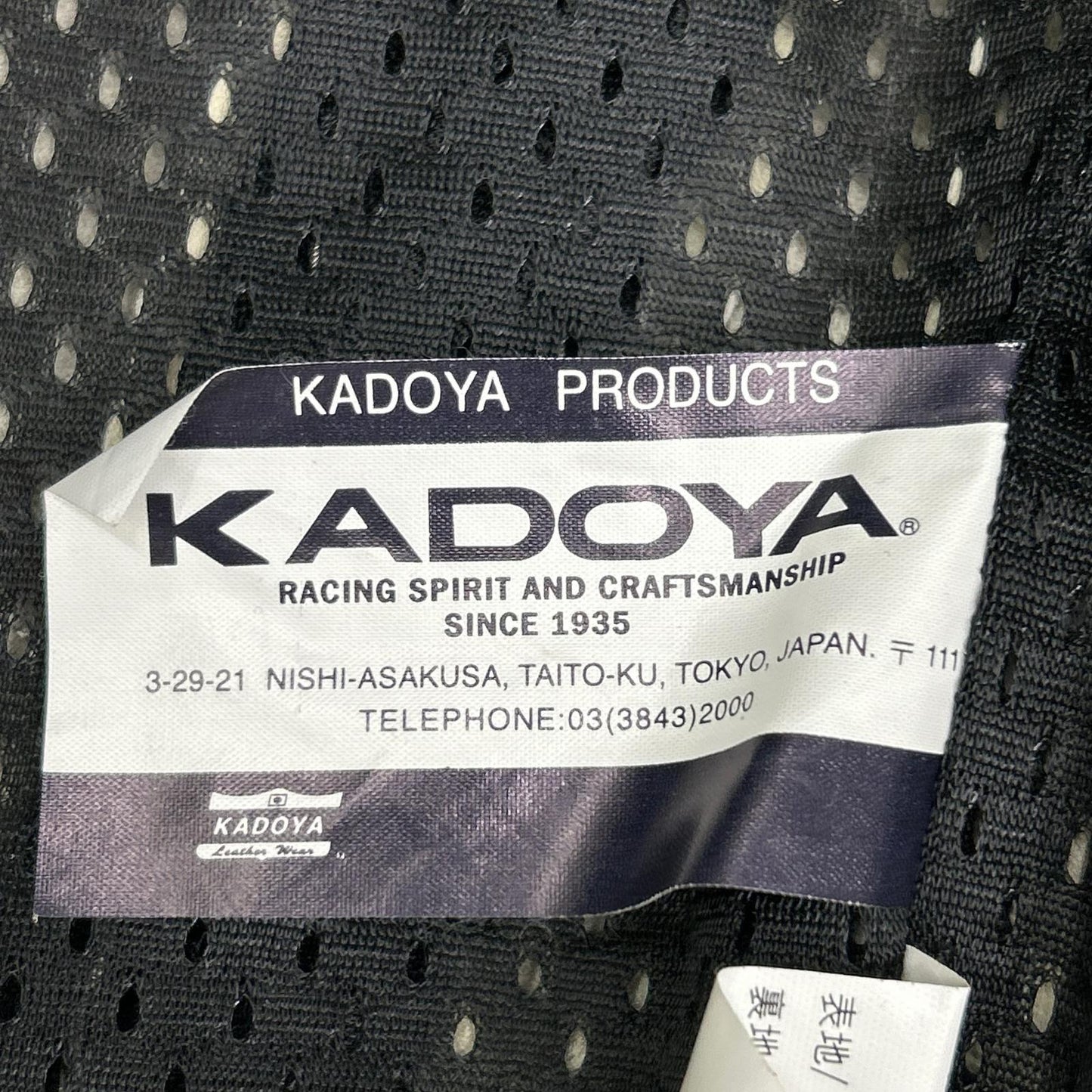 KADOYA Cowhide Single Rider's Leather Jacket Ivory Size M