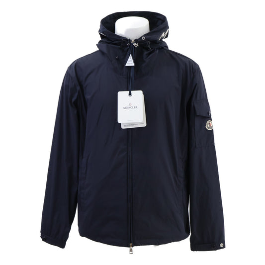MONCLER SASSIERE Nylon Hooded Jacket Navy Size 1