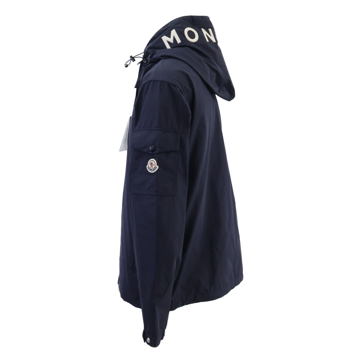 MONCLER SASSIERE Nylon Hooded Jacket Navy Size 1
