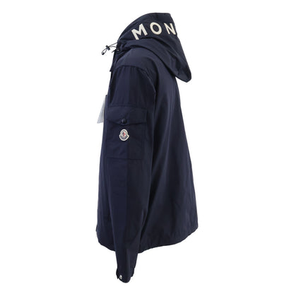 MONCLER SASSIERE Nylon Hooded Jacket Navy Size 1
