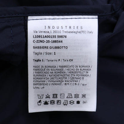 MONCLER SASSIERE Nylon Hooded Jacket Navy Size 1
