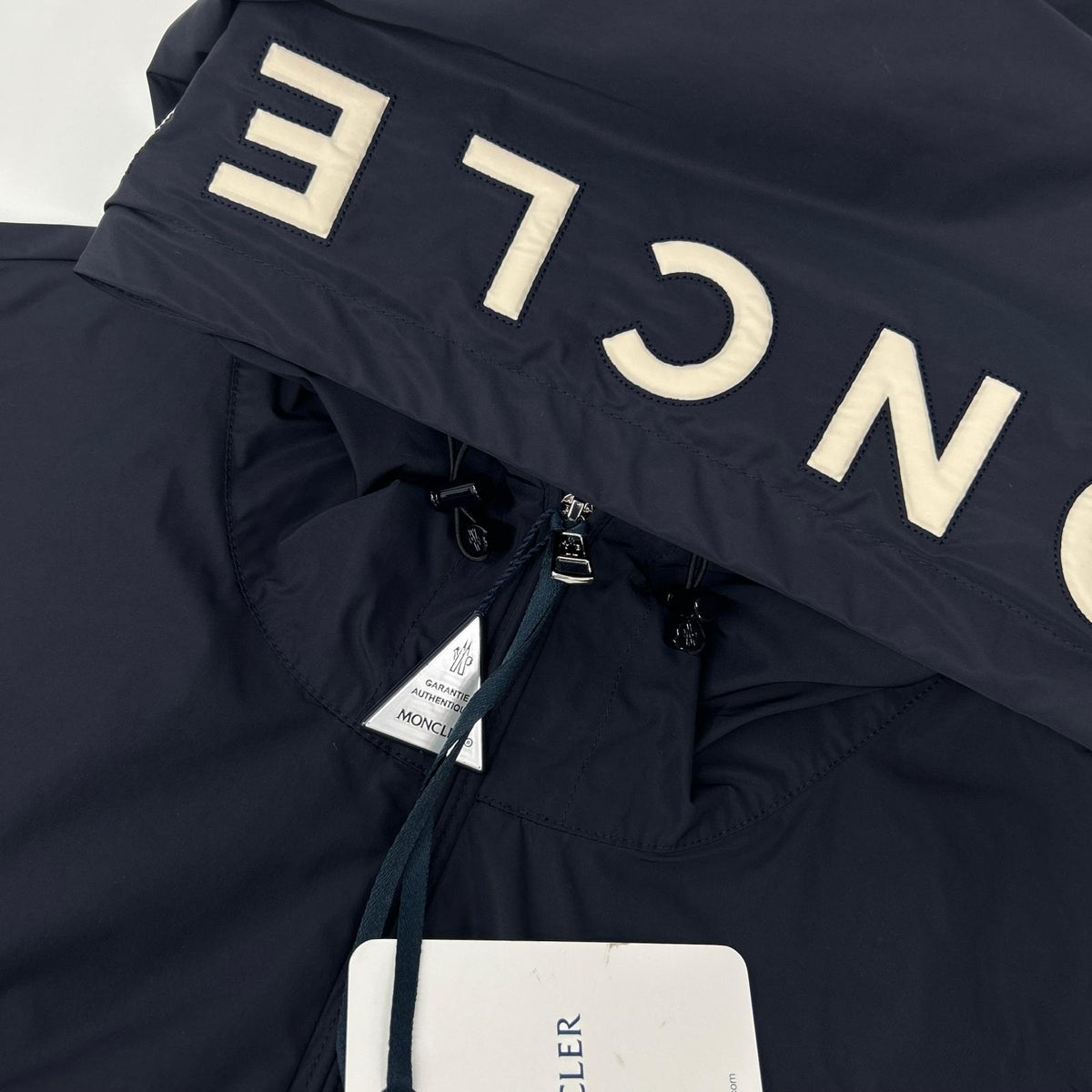 MONCLER 25' SASSIERE Navy Nylon Jacket Size 2