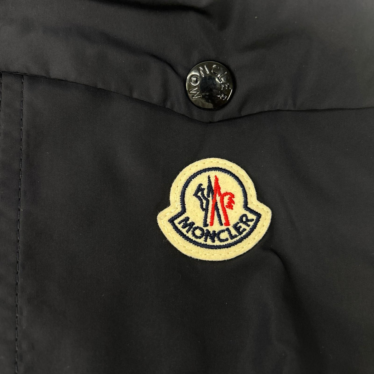 MONCLER 25' SASSIERE Navy Nylon Jacket Size 2