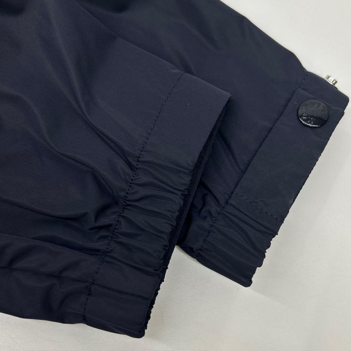 MONCLER 25' SASSIERE Navy Nylon Jacket Size 2