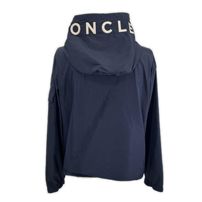MONCLER 25' SASSIERE Navy Nylon Jacket Size 2