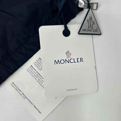 MONCLER 25' SASSIERE Navy Nylon Jacket Size 2