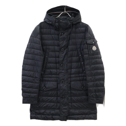 MONCLER BENJAMIN Nylon Hooded Down Jacket Black Size 1