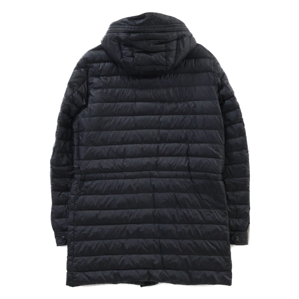 MONCLER BENJAMIN Nylon Hooded Down Jacket Black Size 1
