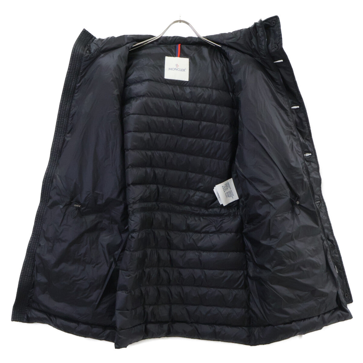 MONCLER BENJAMIN Nylon Hooded Down Jacket Black Size 1
