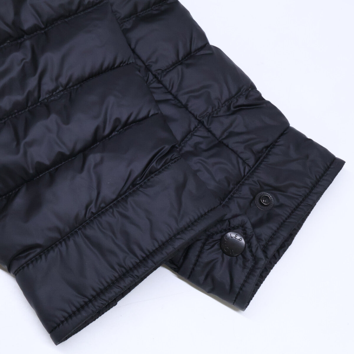 MONCLER BENJAMIN Nylon Hooded Down Jacket Black Size 1