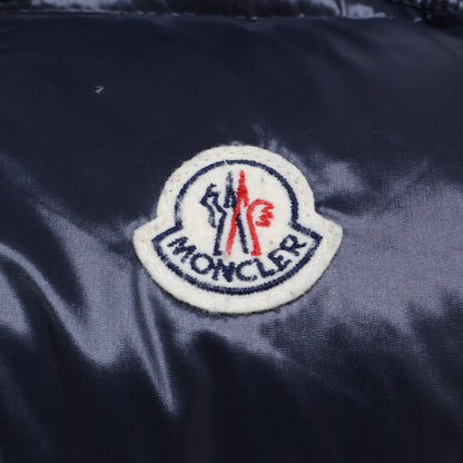 MONCLER LACET Nylon Hooded Down Vest Navy Size 1