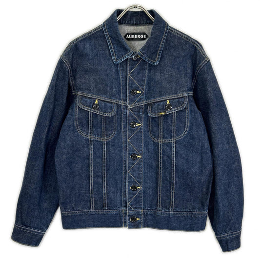 AUBERGE LEFTY Lee-Type Indigo Denim Jacket Size 40