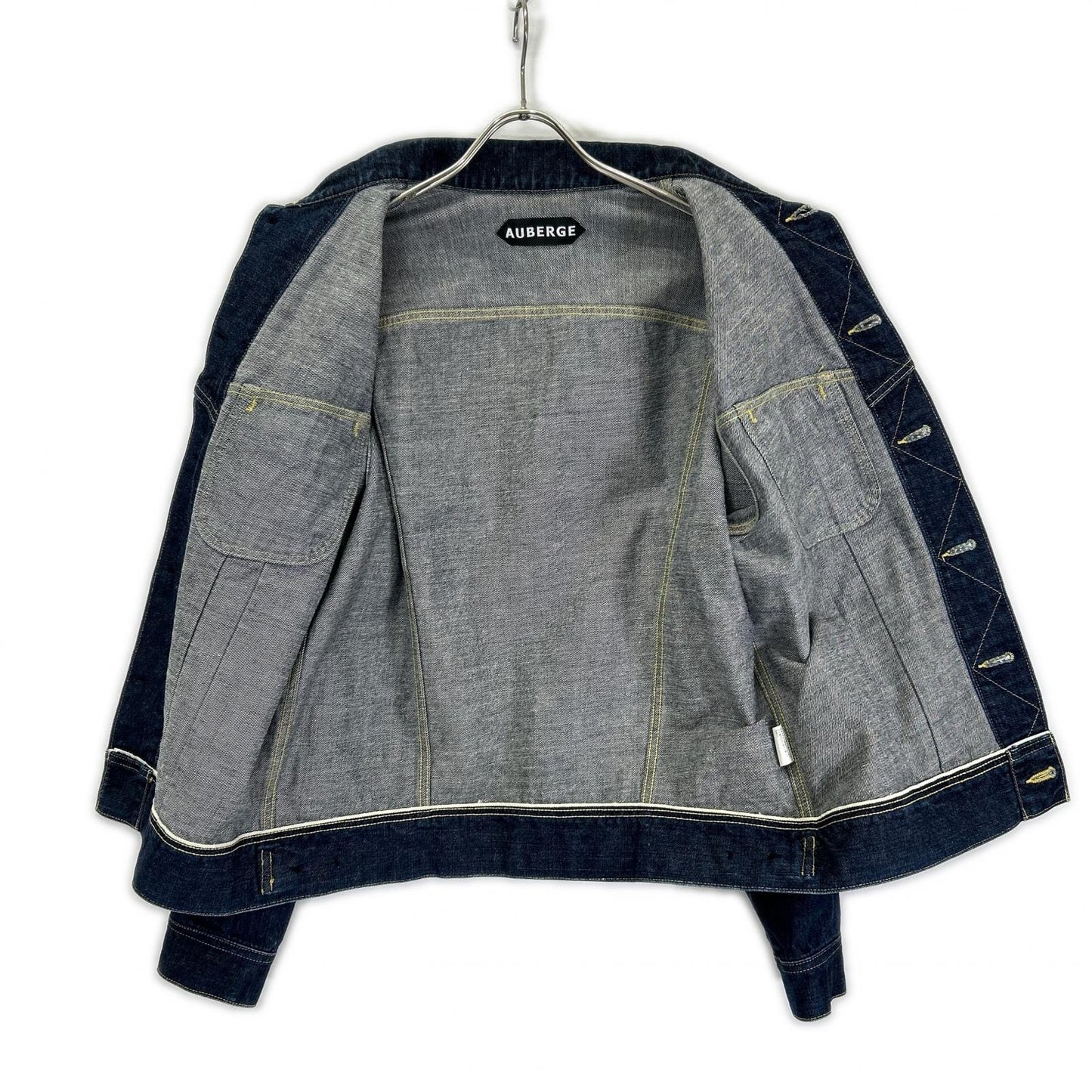 AUBERGE LEFTY Lee-Type Indigo Denim Jacket Size 40