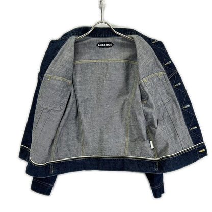 AUBERGE LEFTY Lee-Type Indigo Denim Jacket Size 40